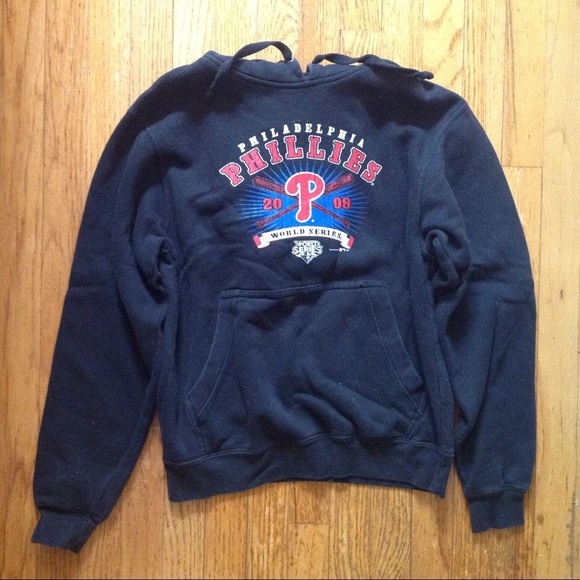 Sm PHILLIES World Series 2009 hooded sweatshirt - Picture 1 of 6